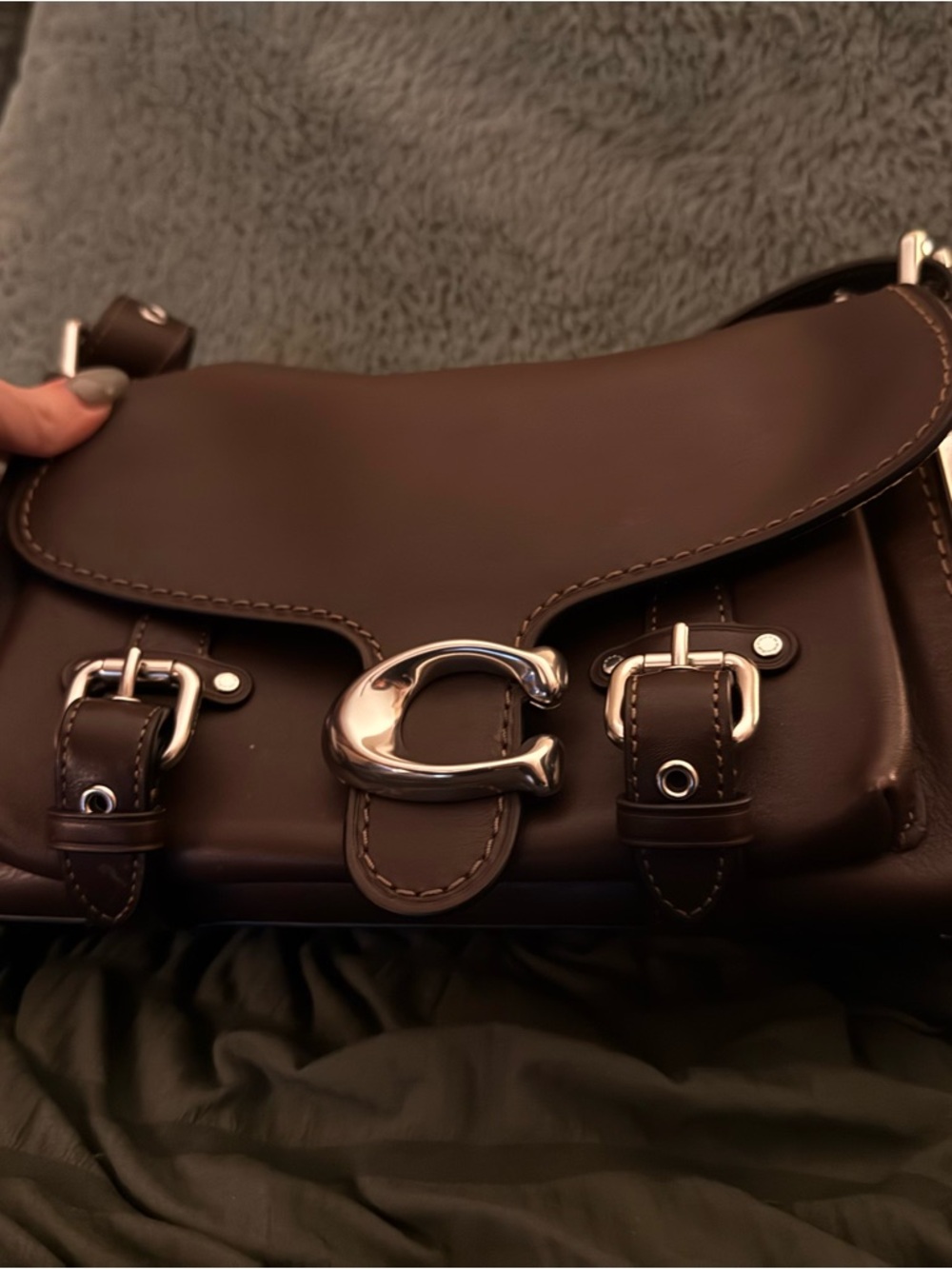 Coach Western Tabby in Maple - Picture 2 of 10